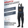 Полукомбинезон забродный NORFIN PILOT BOOTFOOT р.S с сапогами резина р.40 82231-40-S