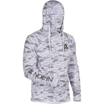 Джемпер NORFIN SUN PRO GUARD HOODIE GRAY р.S